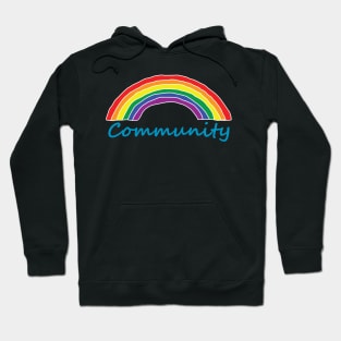 Community Pride Rainbow Hoodie